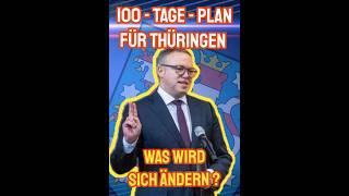 Thüringen 100-Tage-Plan: Was Mario Voigt und seine Regierung wirklich vorhaben!