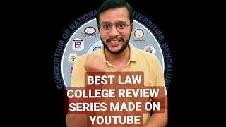 BEST College Review (NLUs) #shorts #clat #collegereview #firstshort