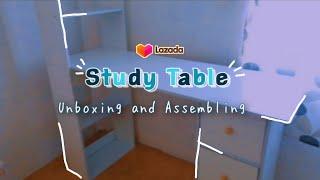 𝐕𝐥𝐨𝐠𝟏 a day in my life | Unboxing and Assembling Study Table