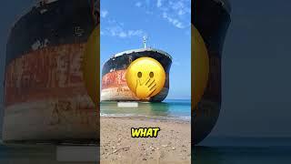 Ship Crashes Into A Beach..