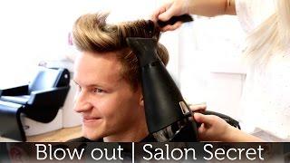 Professional Men's Blowout Tutorial | Slikhaar Studio Salon Secret