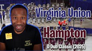 BandHead REACTS to Hampton University vs Virginia Union - D Dub Classic Floorshow (2025)