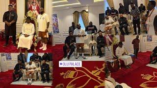 Davido, Phyno, Chief Priest,AYComedian Storm Warri Visit Olu Palace, Outside For Warri Again Concert