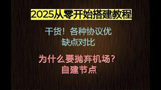 【2025】最新科学上网节点保姆级搭建教程，各种协议对比，从零开始搭建，远离封IP封端口，搬瓦工POWERBOX一键解锁奈飞流媒体，优惠码