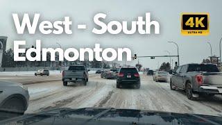 Explore West Edmonton and South Edmonton | 4K Driving Tour Alberta