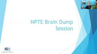 NPTE Brain Dump July 2024 PT Final Exam