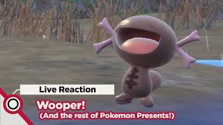 Pokemon Scarlet & Violet! Daan reacts to Wooper! | Pokemon Presents August 2022 live reaction