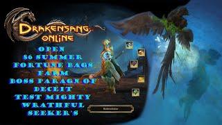 Drakensang Online | Open 86 Fortune Bags | Farm and Test Set Paragon Of Deceit |