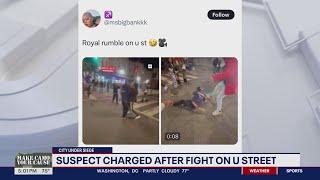 Suspect charged after viral video of fight on U Street