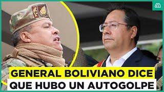 ¿Autogolpe de estado en Bolivia? Exgeneral asegura que crisis militar fue pedida por el presidente