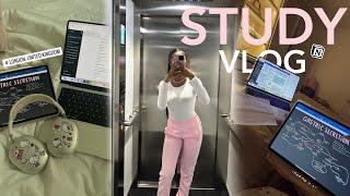 motivational uni study vlog 2023 ︎ study with me at pharmacy school kings college london UK student