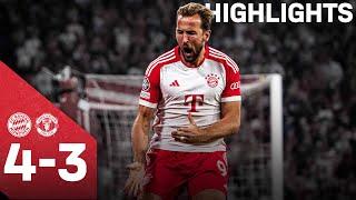 7 goals in opening UCL game | FC Bayern vs. Manchester United 4-3 | Highlights