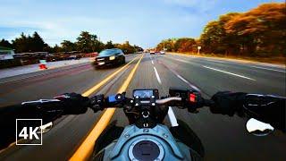 "ENGINE SOUND ONLY" | AFTER WORK  | HONDA CB650R AKRAPOVIC | CITY TRAFFIC VIBES