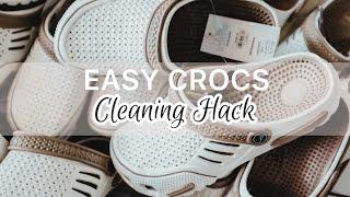 Easy Crocs Cleaning Hack