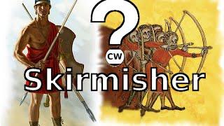 What means... skirmishing / skirmisher?