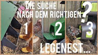 Welches ist das richtige LEGENEST für uns⁉️ || Hühner im Garten halten #9