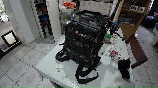 TEMU backpack tackle bag and lures