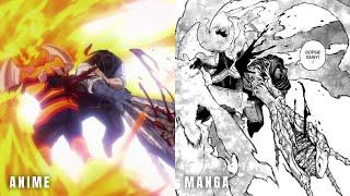 Anime VS Manga - My Hero Academia Season 7 Episode 9