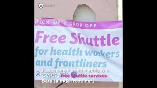 Recap of the OVP's free shuttle service for  health workers and frontliners in NCR