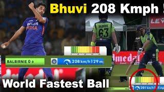 bhuvneshwar kumar 201 kmph ball | bhuvi 208 kmph | bhuvi 208 kph Speed | bhuvi 201 kmph video