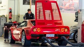 FERRARI 288 GTO - LOUD SOUND at Ferrari Service Monaco | 2017 HQ