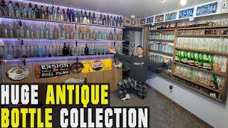 Amazing Antique Bottle Collection | Beautiful Canadian Bottles on Display (Multiple Rooms)