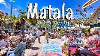Matala Kreta, walking tour 4K, vlog, Greece travel guide 2025