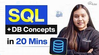 Learn SQL Basics in 20 Minutes – Beginner Tutorial (2025)