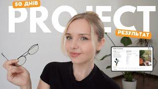 Project50 мої результати за 50 днів з новими звичками 