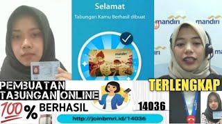 PANDUAN PEMBUKAAN REKENING ONLINE BANK MANDIRI ||TERLENGKAP|| PASTI BERHASIL||TABUNGAN NOW || OOB