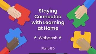 Logging In - Webdesk - Plano ISD Digital Learning