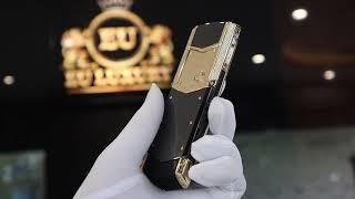 Vertu Signature S Bespoke Yellow Gold Full Diamonds Bag Key - EU LUXURY