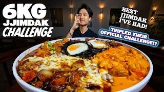 6KG JJIMDAK EATING CHALLENGE! | I TRIPLED THE CHALLENGE! | Incredible Korean Food at Boat Quay SG!