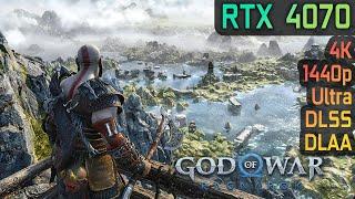 RTX 4070 God of War Ragnarok - 1440p , 4K Ultra Graphics