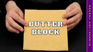 How to Make Butter Block For Croissant | Kosher Pastry Chef