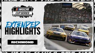 NASCAR Official Extended Highlights : Richmond provides overtime drama in final laps | NASCAR