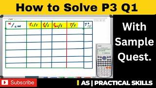 Practical Skills | Q1 Pattern Explained | A Level Physics