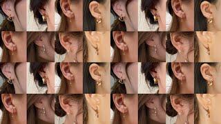 Latest Gold Earring Designs | Lightweight Gold Daily Wear Earrings Design | Hoop Earring Designs New