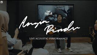 Live Acoustic Rony Parulian - Angin Rindu