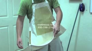 How to Use the Combo Leather and Pouch Woodcarving Apron