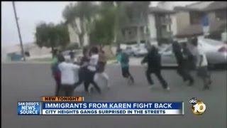 Karen immigrants fight back to ward off local gangs