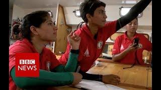 Meet the Indian women sailing round the world - BBC News