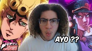 WHAT AM I WATCHING? First Time Reacting To JoJo's Bizarre Adventure All Openings (1-12)