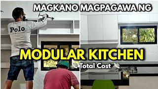 HOW TO INSTALL MODULAR KITCHEN AND HOW MUCH IT COST | MAGKANO MAGPAGAWA NG MODULAR KITCHEN| Ms Emily