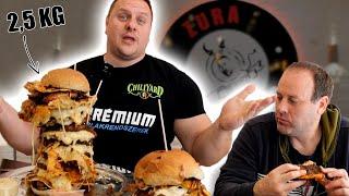 Devil burger kihívás a Zurában 2.5 kg-os szörny