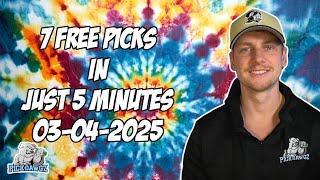 NBA, NCAAB, & NHL  Best Bets for Today Picks & Predictions Tuesday 3/4/25 | 7 Picks in 5 Minutes