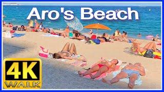 【4K】WALK COSTA BRAVA Beach 4k video GIRONA SPAIN travel vlog