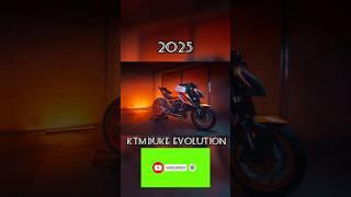 KTM duke evolution [2012-2025]|| #shorts #youtubeshorts #viral #ytshorts#ktm  #evolution#trending