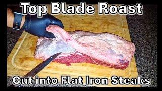 Top Blade Roast | Flat Iron Steak #beefclod #flatiron #steak #tender