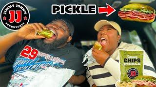 Let's Try Jimmy John's Picklewich | No Bread JUST PICKLES!